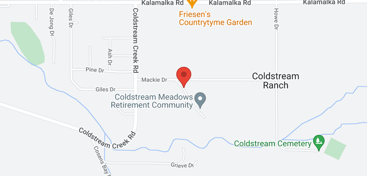 map of #201 9100 Mackie Drive